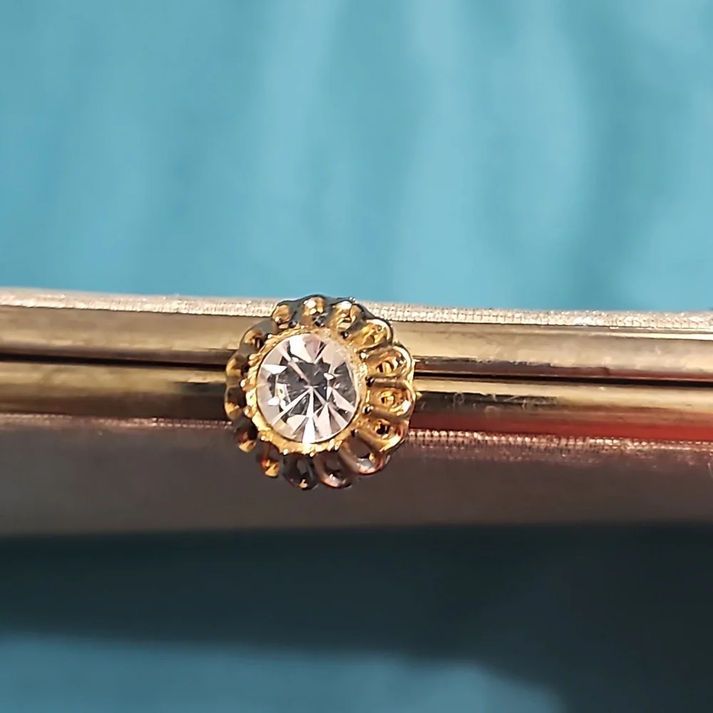 Vintage gold clutch